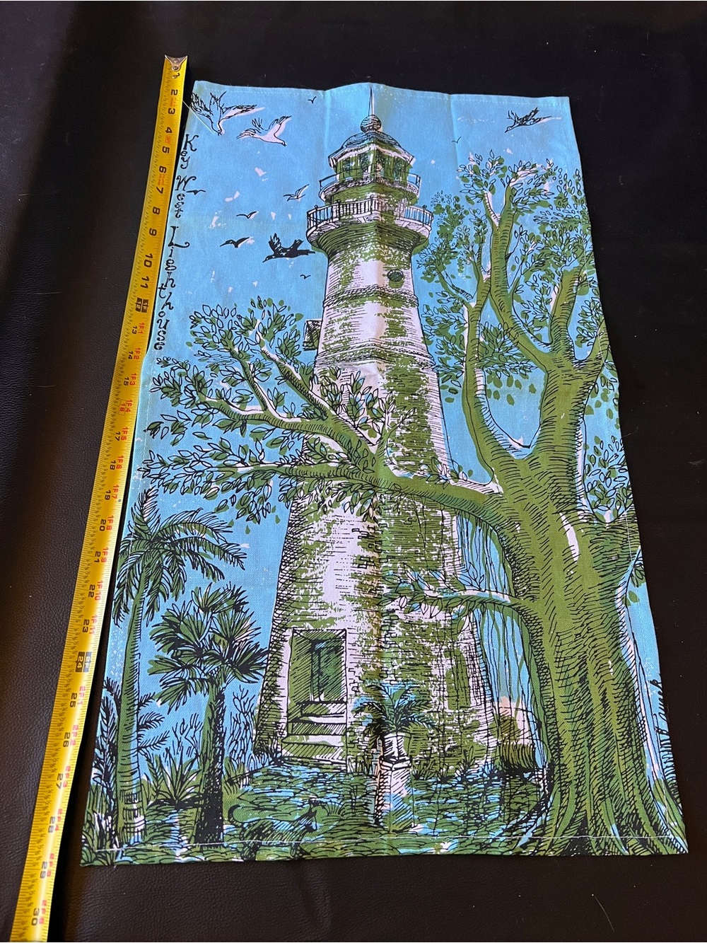 Key West Lighthouse Printed Tea Towel Susie Zuzek